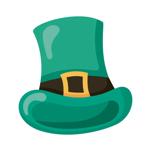 Leprechaun green hat — Stock Vector