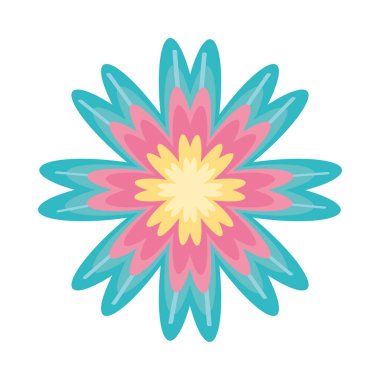 Yaprakları olan bir çiçek