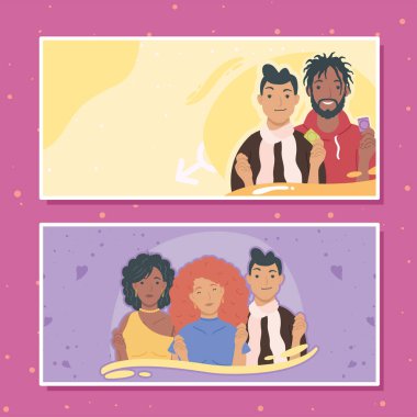 Cinsellik simgeleri olan çeşitlilik aşıkları