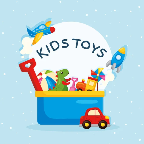 Diseño de juguete para niños — Vector de stock