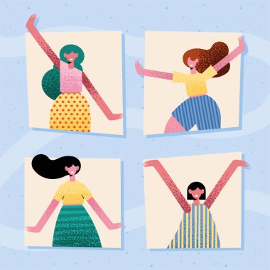 dört kadın tasarımı