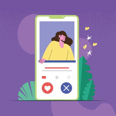 Akıllı telefondaki kadın online randevulaşma