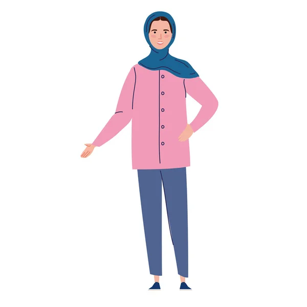 Femme avec Burqa — Image vectorielle