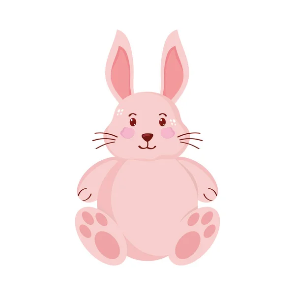 Niedliches Kaninchen kleines Tier — Stockvektor