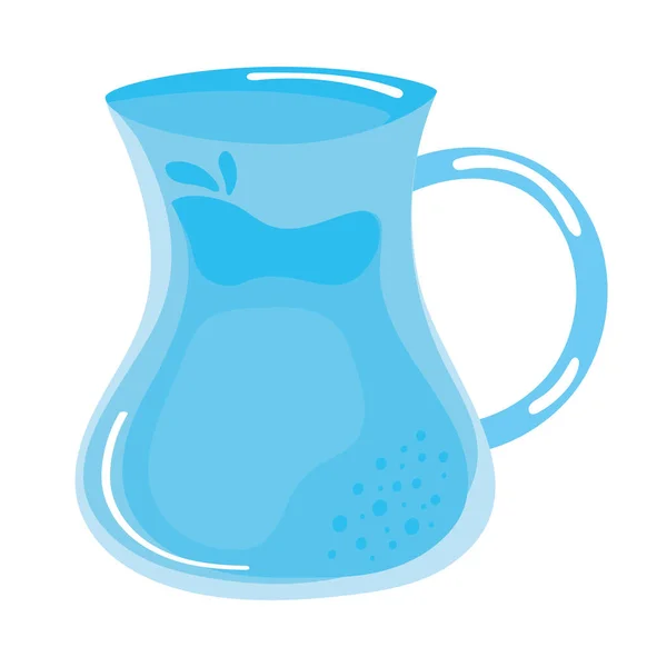 Jug with fresh water — Stock Vector