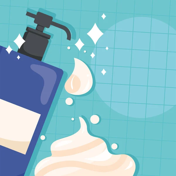肥皂产品的瓶子 — 图库矢量图片
