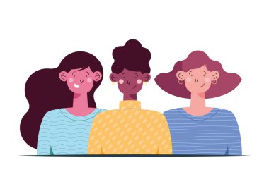 grup insanları çizgi film