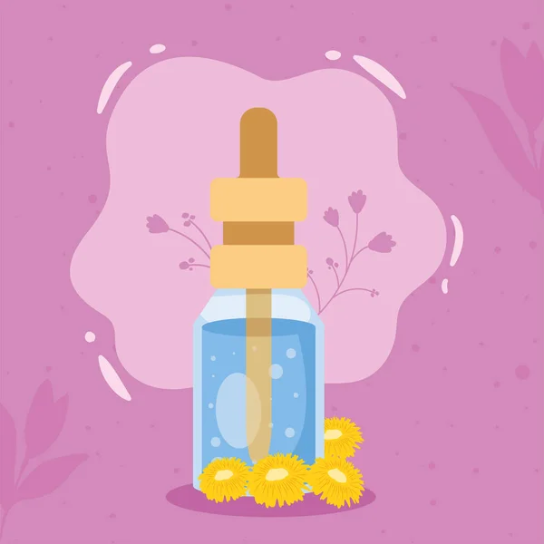 Цветы эфирного масла — стоковый вектор