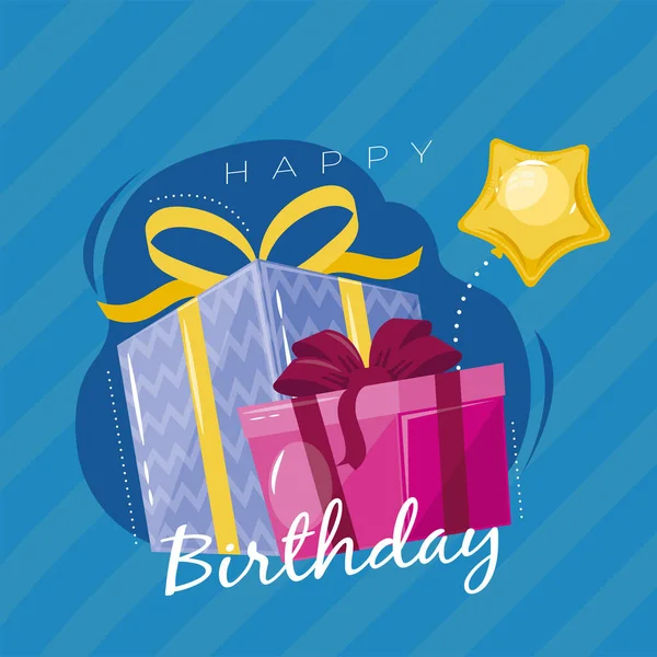 Mutlu doğum günü hediye kartı