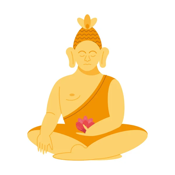 La divinité thaï dorée — Image vectorielle