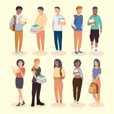 on genç öğrenci karakteri