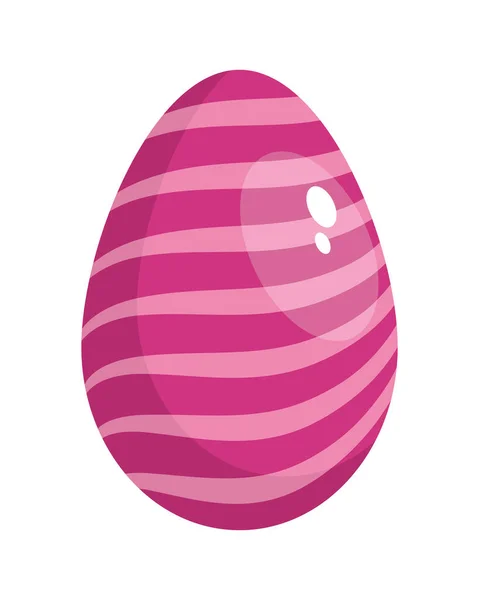 Huevo de Pascua rosa — Vector de stock