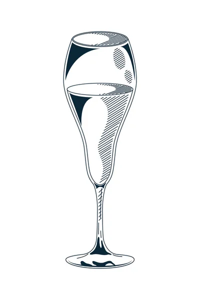 Kubek szampana — Wektor stockowy