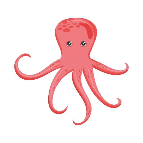 Octopus zeeleven — Stockvector