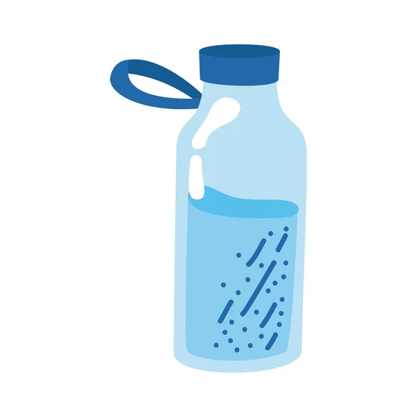 Woda butelki z tworzyw sztucznych — Wektor stockowy