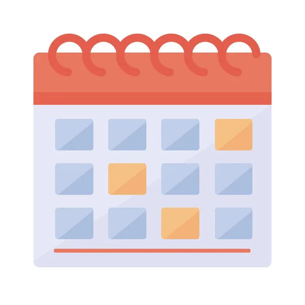 Date de rappel du calendrier — Image vectorielle