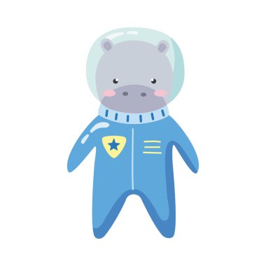 Tatlı astronot su aygırı