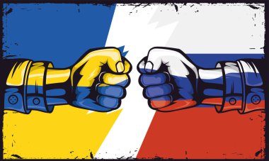 Ukrayna ve Rusya 'nın yumrukları