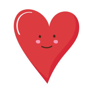 Tatlı kırmızı kalp.