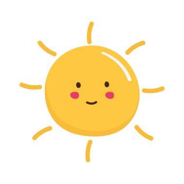 Parlak güneş mutlu