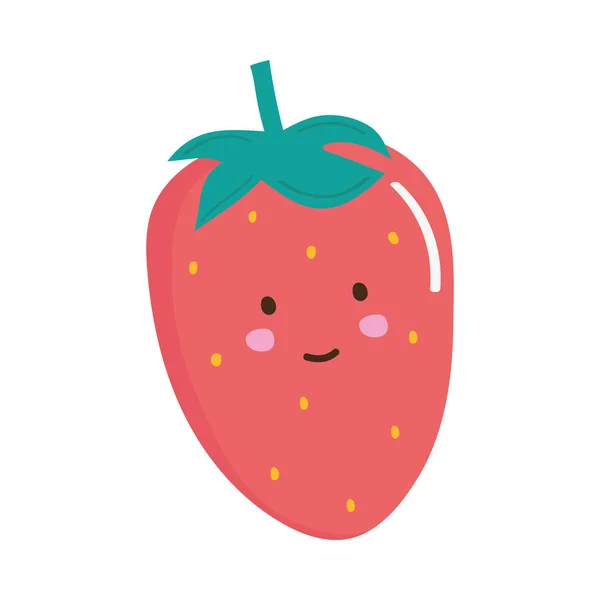 草莓新鲜水果 — 图库矢量图片