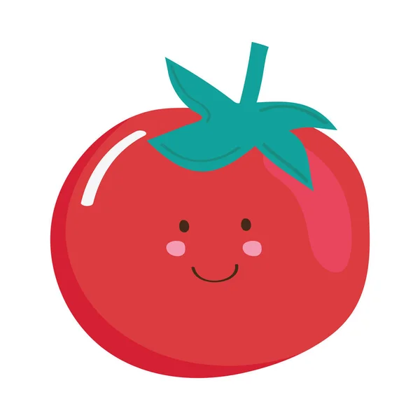 Tomate aux légumes frais — Image vectorielle