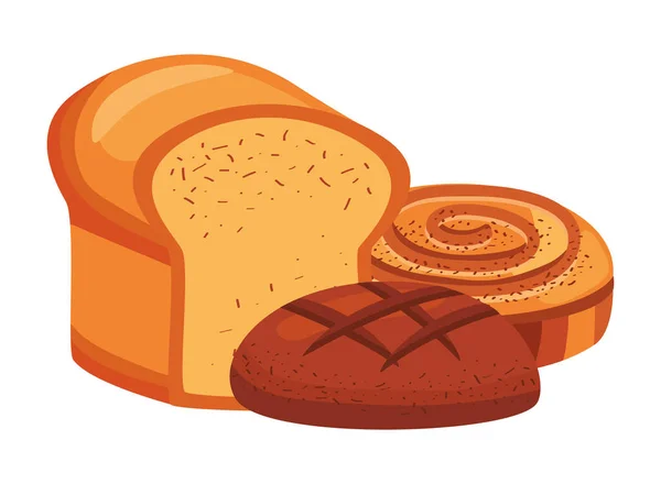 Bröd och rulla — Stock vektor