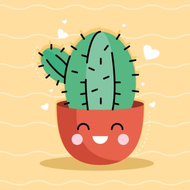 Şirin kaktüs kawaii