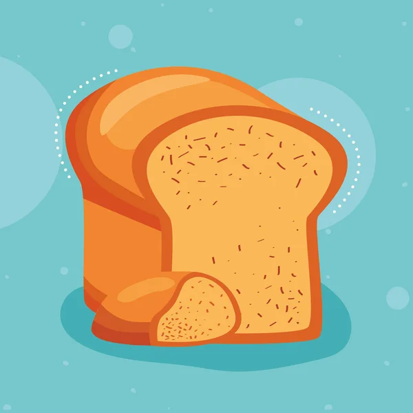 Produto de pastelaria barra de pão — Vetor de Stock