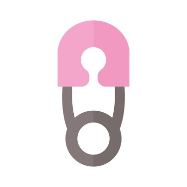 bebek pembe elbise iğnesi