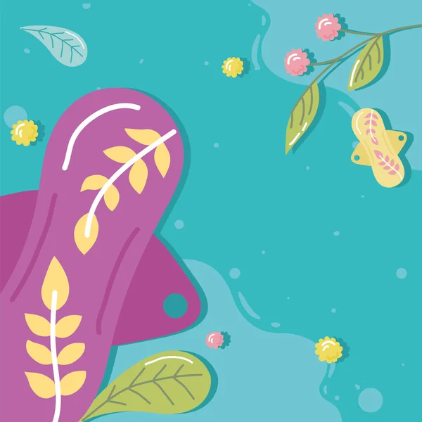 生态女性餐巾 — 图库矢量图片