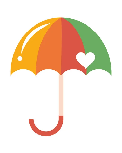 Igtbi vlajka v deštníku — Stockový vektor