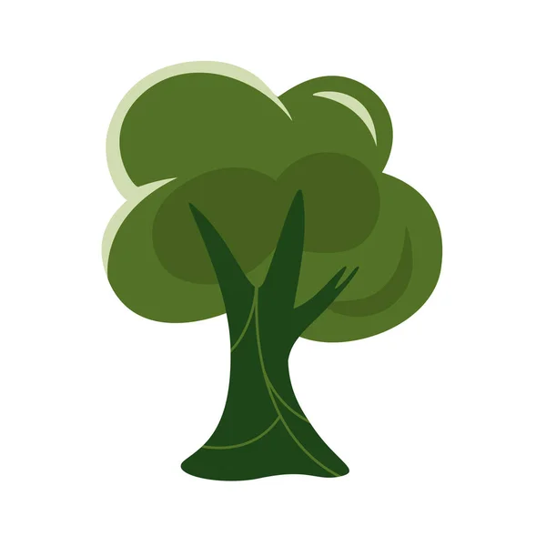 Baumbepflanzung grün — Stockvektor