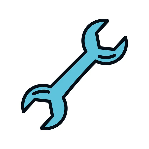 Herramienta clave de llave inglesa — Vector de stock