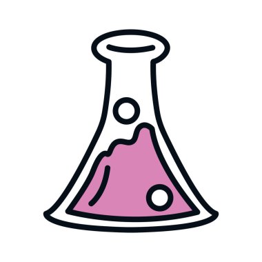 Laboratuvar şişesi bilim simgesi