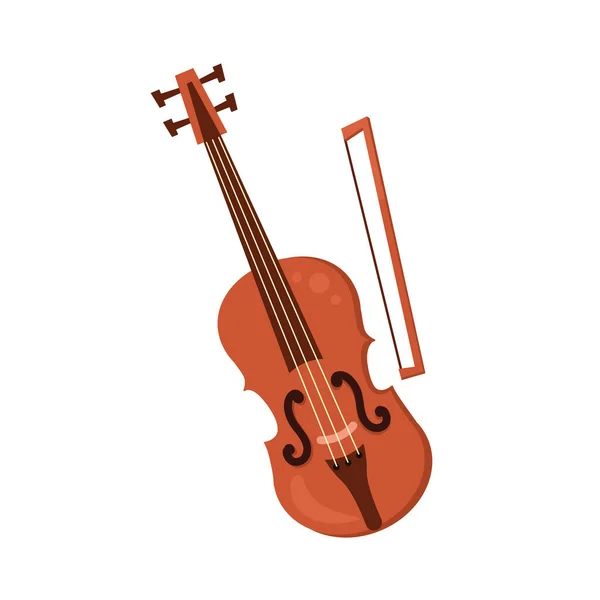 Violonchelo instrumento musical — Vector de stock