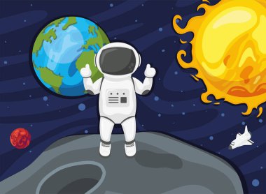 Astronot uzayda yürüyüş