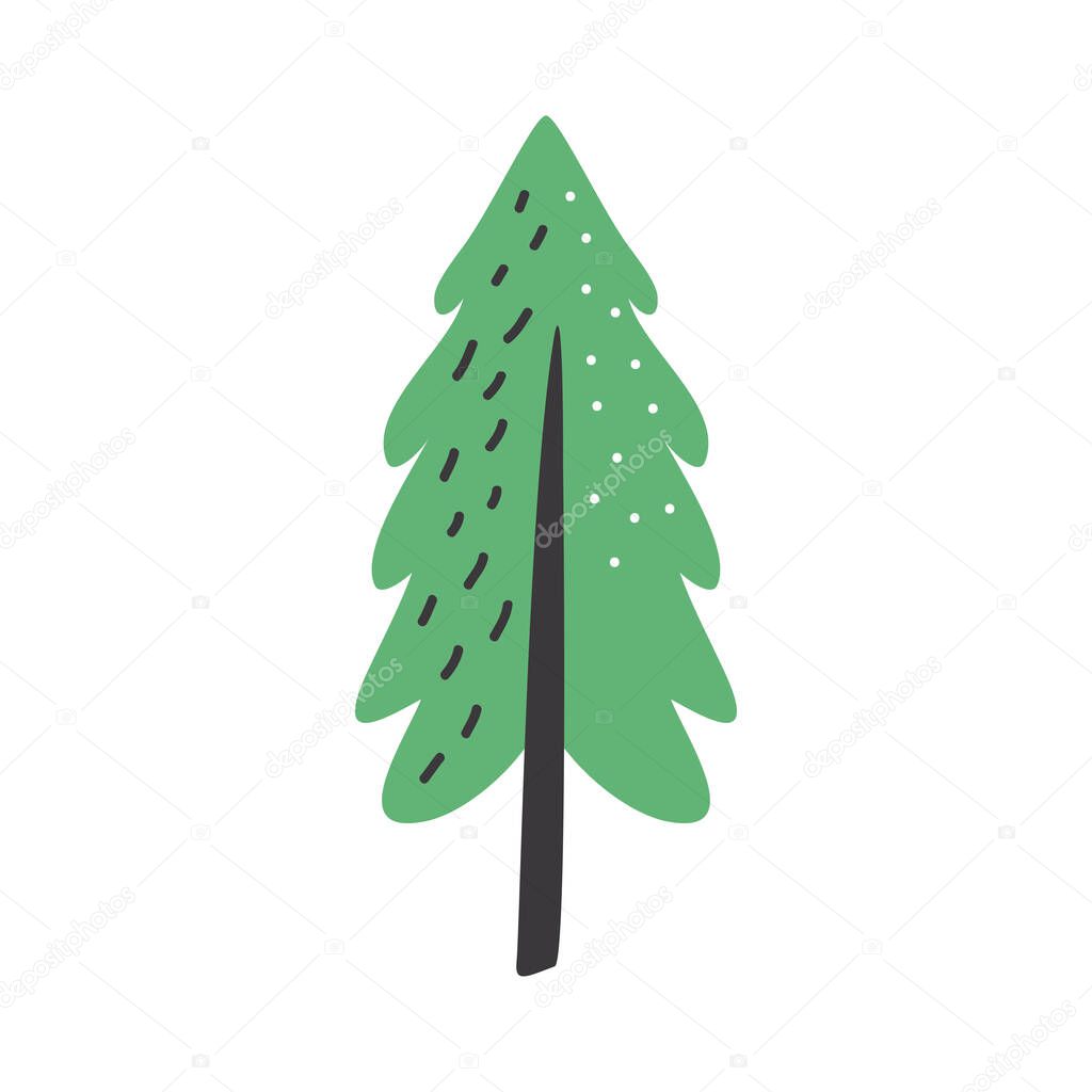 pine tree doodle