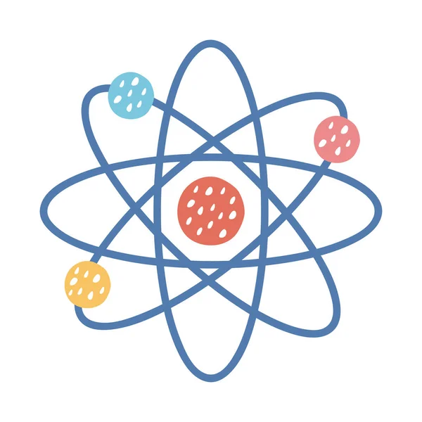 Atom molekülü parçacığı — Stok Vektör