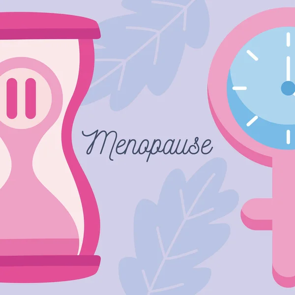 Dwie kobiece ikony menopauzy — Wektor stockowy