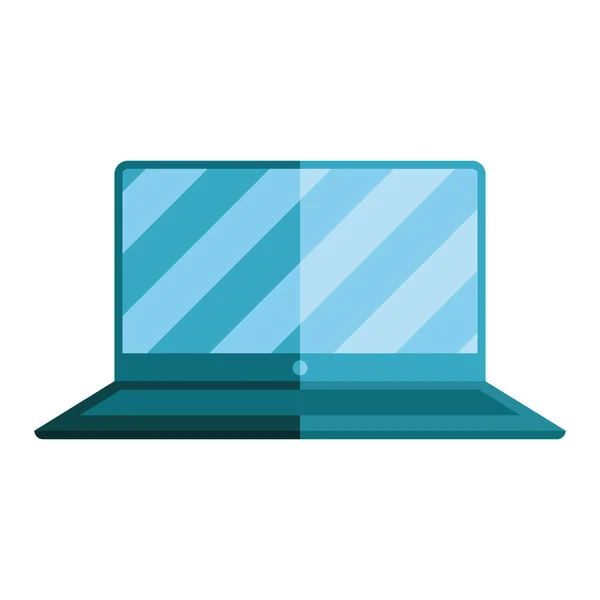 Computer portatile dispositivo tecnico — Vettoriale Stock