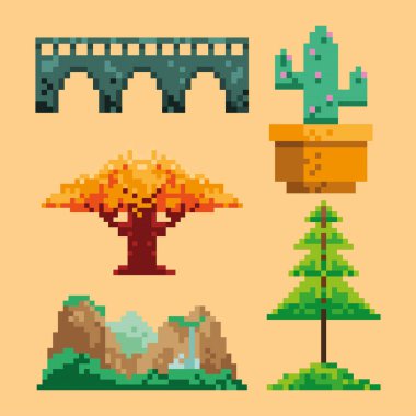 piksel resim beş simgesi