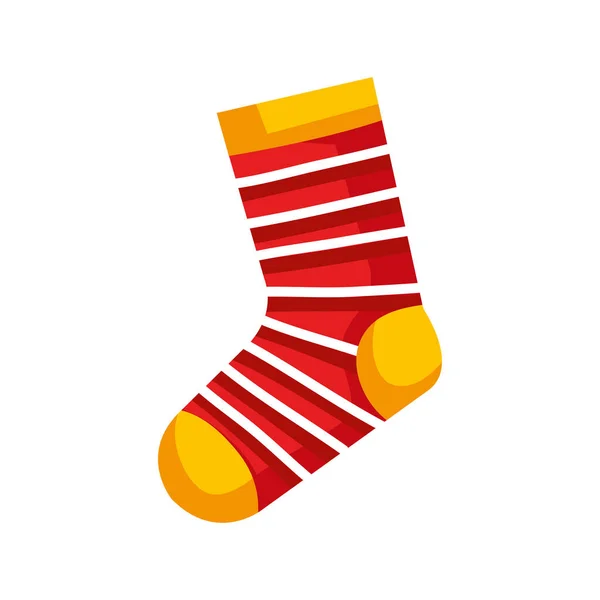 Socke rote Farbe — Stockvektor