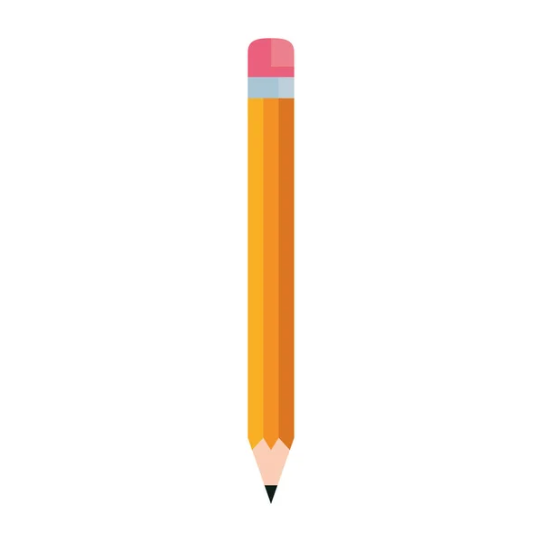 Fournitures scolaires crayon — Image vectorielle