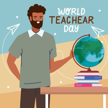 öğretmenler günü harf kartı