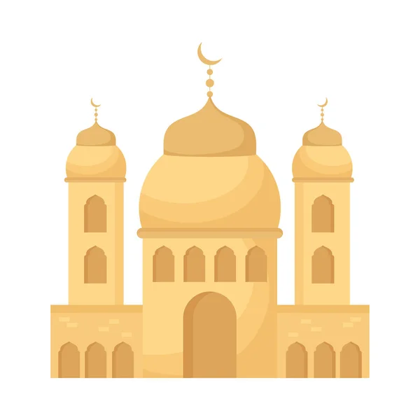 Mešita zlatého ramadamu — Stockový vektor