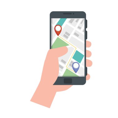 GPS hizmeti ile el