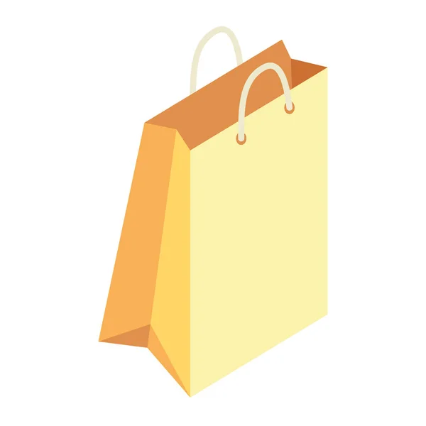 Isometrische Einkaufstasche — Stockvektor
