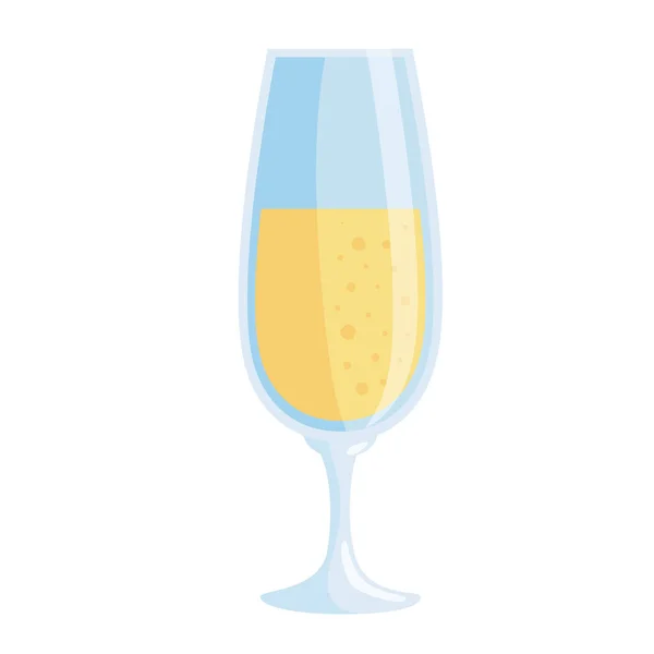 Coupe de champagne boisson — Image vectorielle