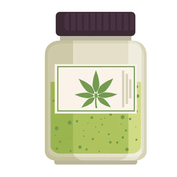 Marihuana medicinal — Vector de stock